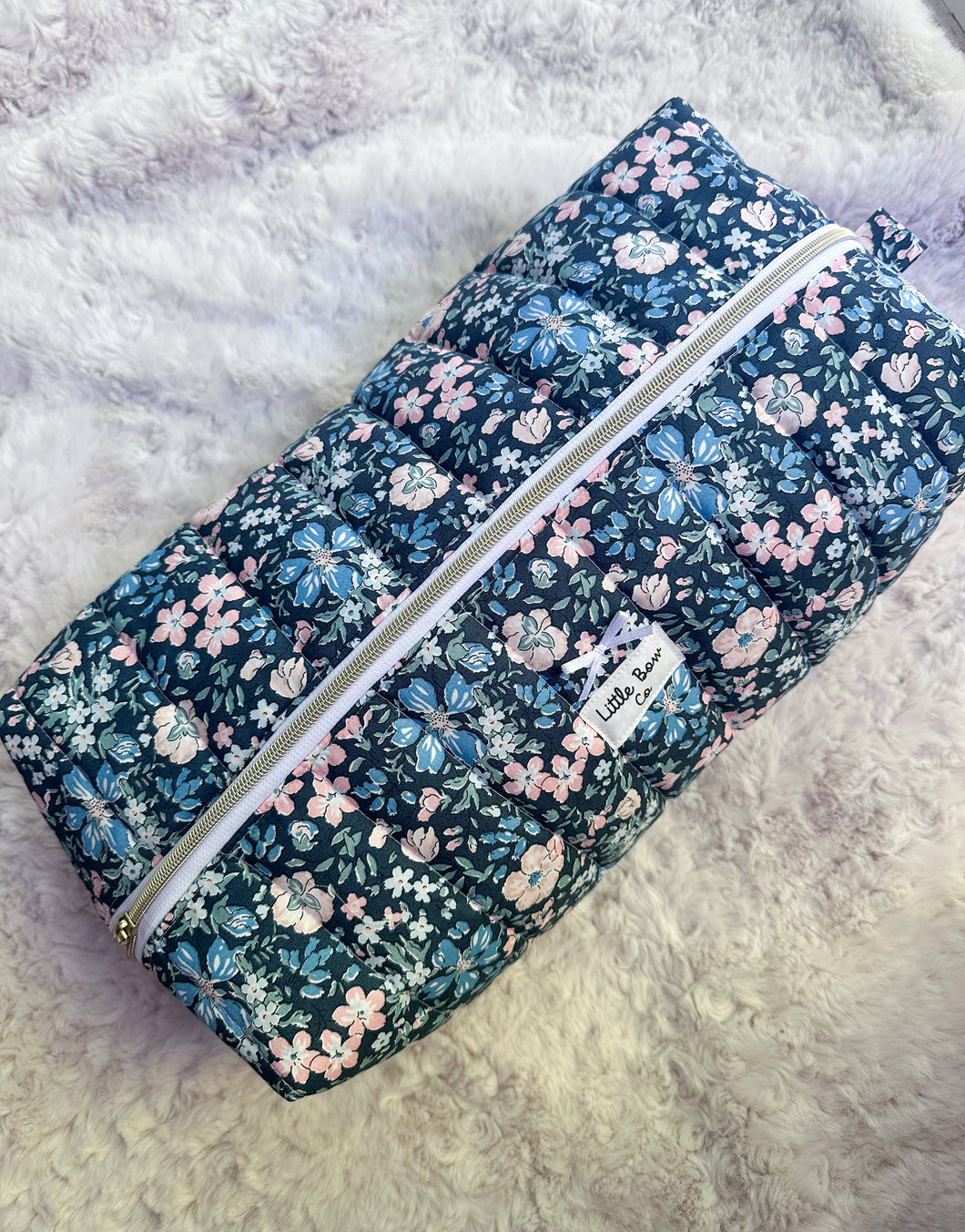 Navy Bloom Bags