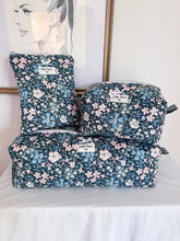 Load image into Gallery viewer, Navy Bloom Bags
