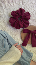 Load and play video in Gallery viewer, The Ashley oversized scrunchie
